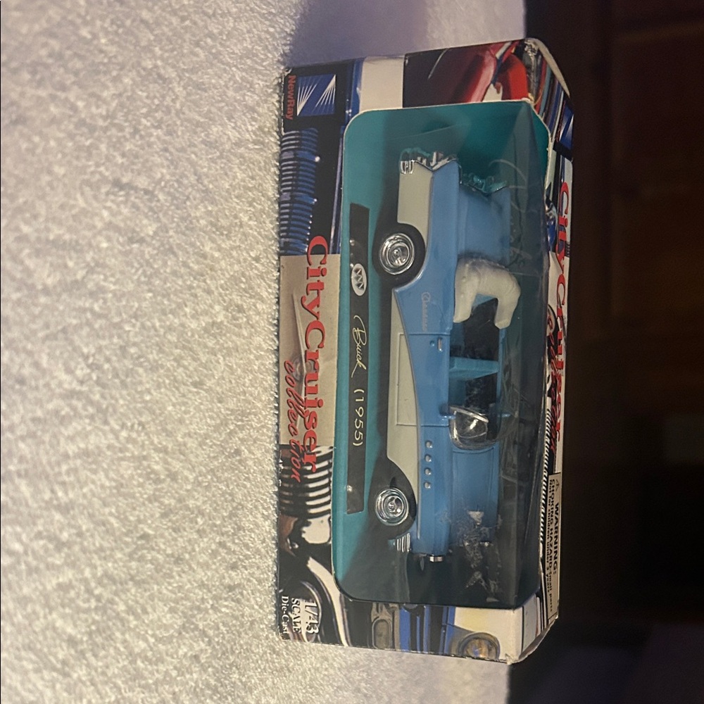 1955 Blue Toy Car by